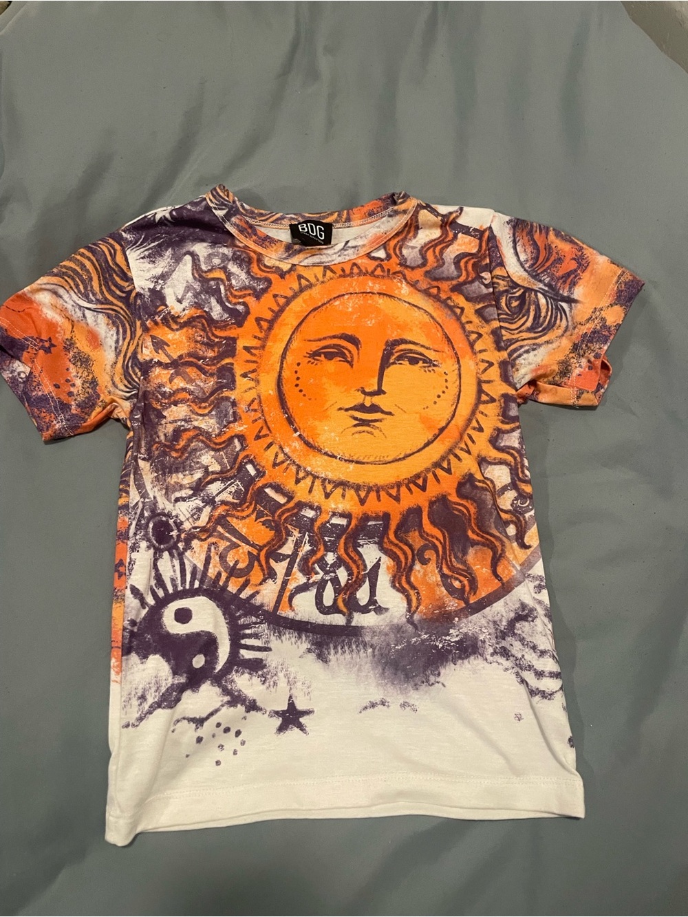 BDG Sun and Moon Graphic Short Sleeve Tee